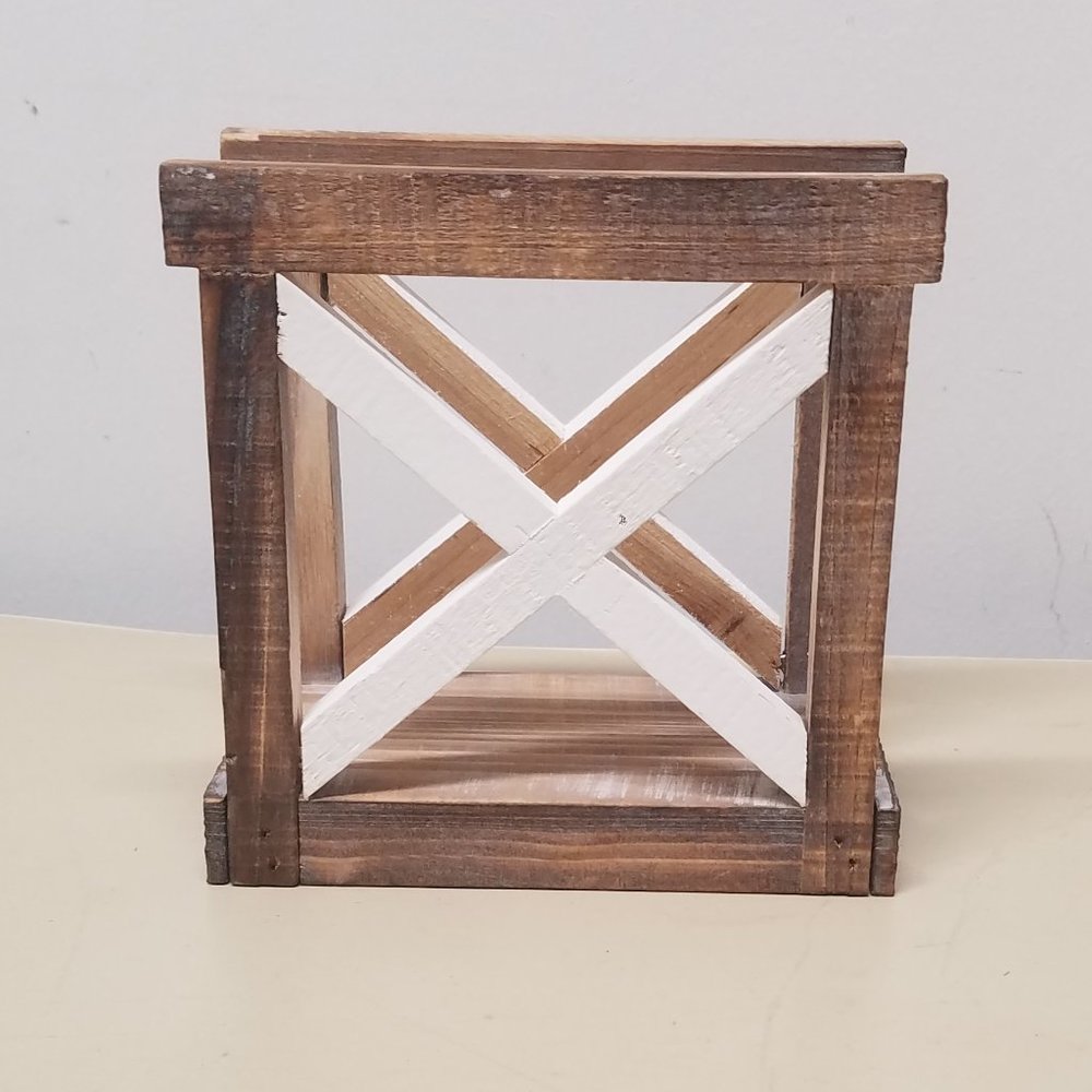 Farmhouse Barnyard Designs Rustic Wood Napkin Holder